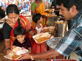 Prasadam Distribution