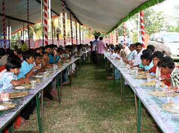 Janmasthami Prasadam Distribution