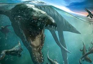 Artists Rendtion of a Pliosaur