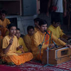 Gurukula Boys Singing Bhajans