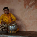 Boy Playing Tabla