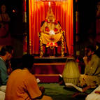 Devotees Gathered at the Puspa Samadhi