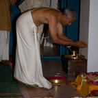 Balarama Prabhu Offering Puspanjali