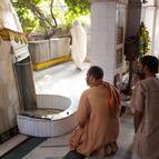 Devotees at Dasa Gosvami's Samadhi