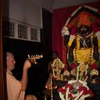 Srila Guru Maharaja offering Maha-Arati