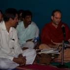 Madhava Maharaja Reads His Offering