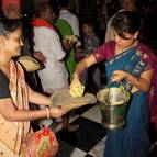 Krsna Kirtana Distributing Prasadam