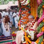 Vamanadeva Prabhu Offering Arati