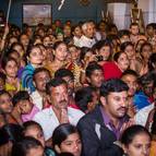 Guests and Devotees During the Arati