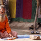 Sadhu Reading Sastra