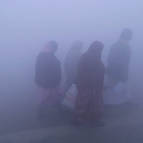 A Cold and Foggy Mela Morning