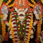 The Lord Decorated with Flower Alankara