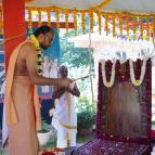 Acceptance ceremony of Sripada Bhakti Vallabha Yati Maharaja as the Sevaite acharya of Govindaji Gardens - Photo 